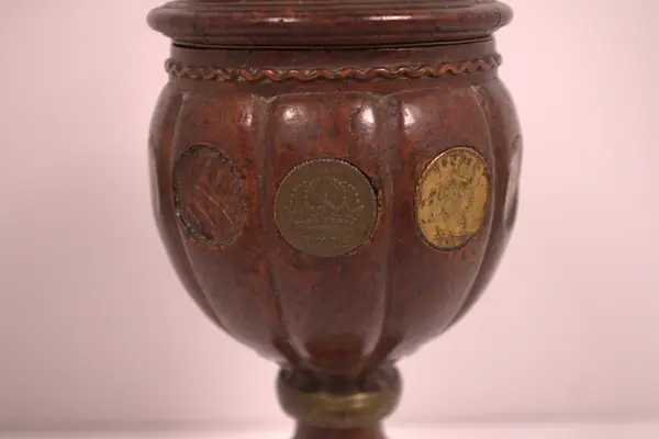 Alterkalk fra St.Halvards kapell på Løvøya, 1662.