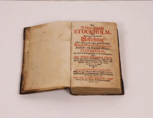 Beskrivelse av Stockholm av 1731