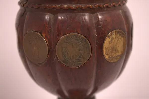 Alterkalk fra St.Halvards kapell på Løvøya, 1662.