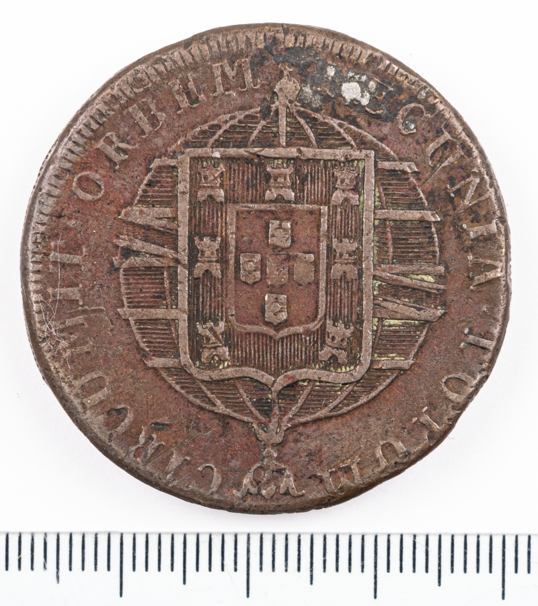 Mynt, Brasilien, 1821, LXXX Reis.