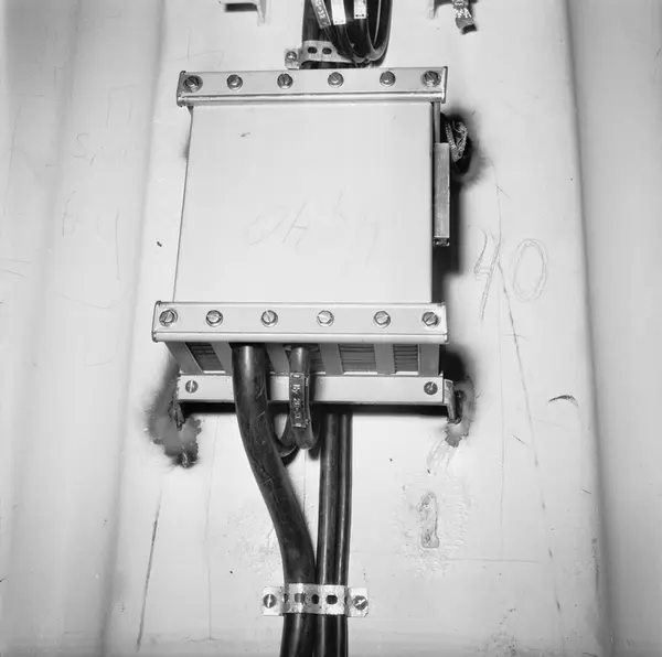 Belos bryggan och maskinrummet