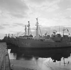 Minsvep. M 45 - 46 .44 isbelagda vid mob.kajen