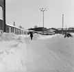 Snöstorm på varvet