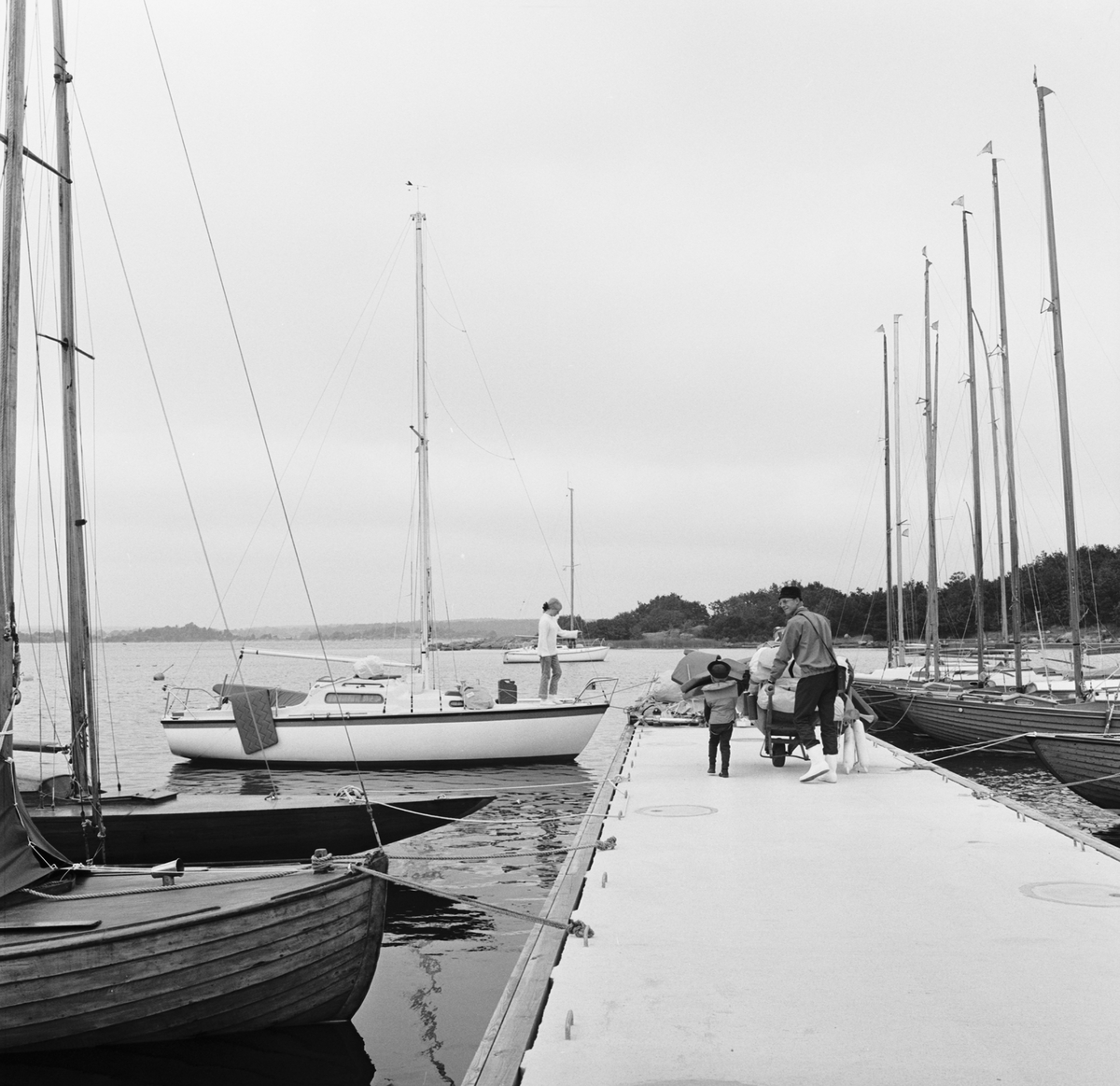 Viggen vid bryggan på Dragsö