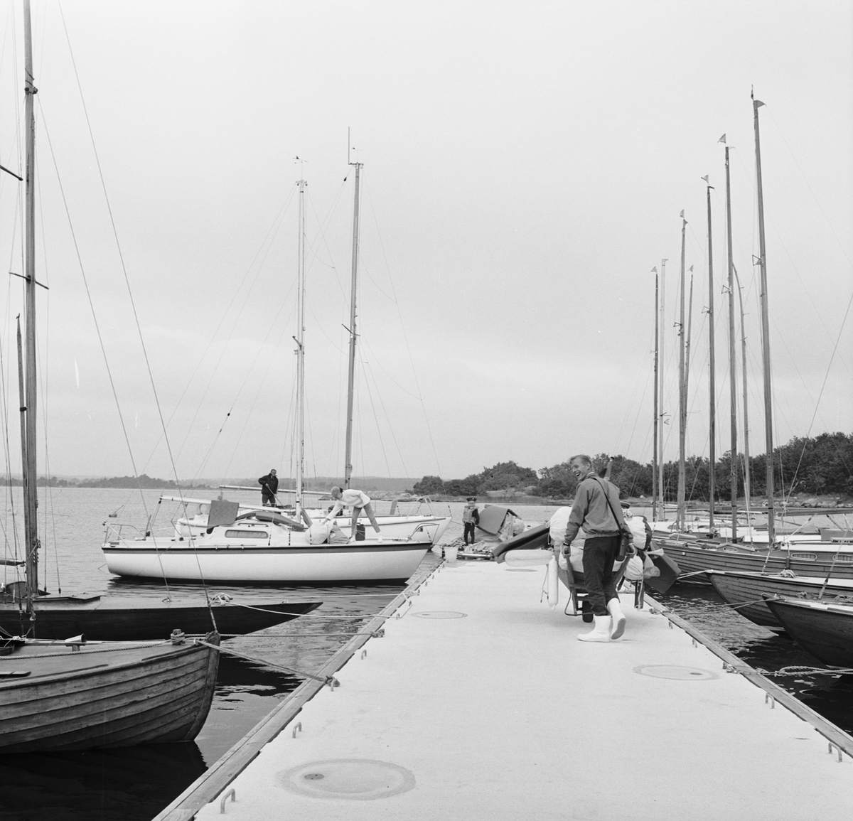 Viggen vid bryggan på Dragsö