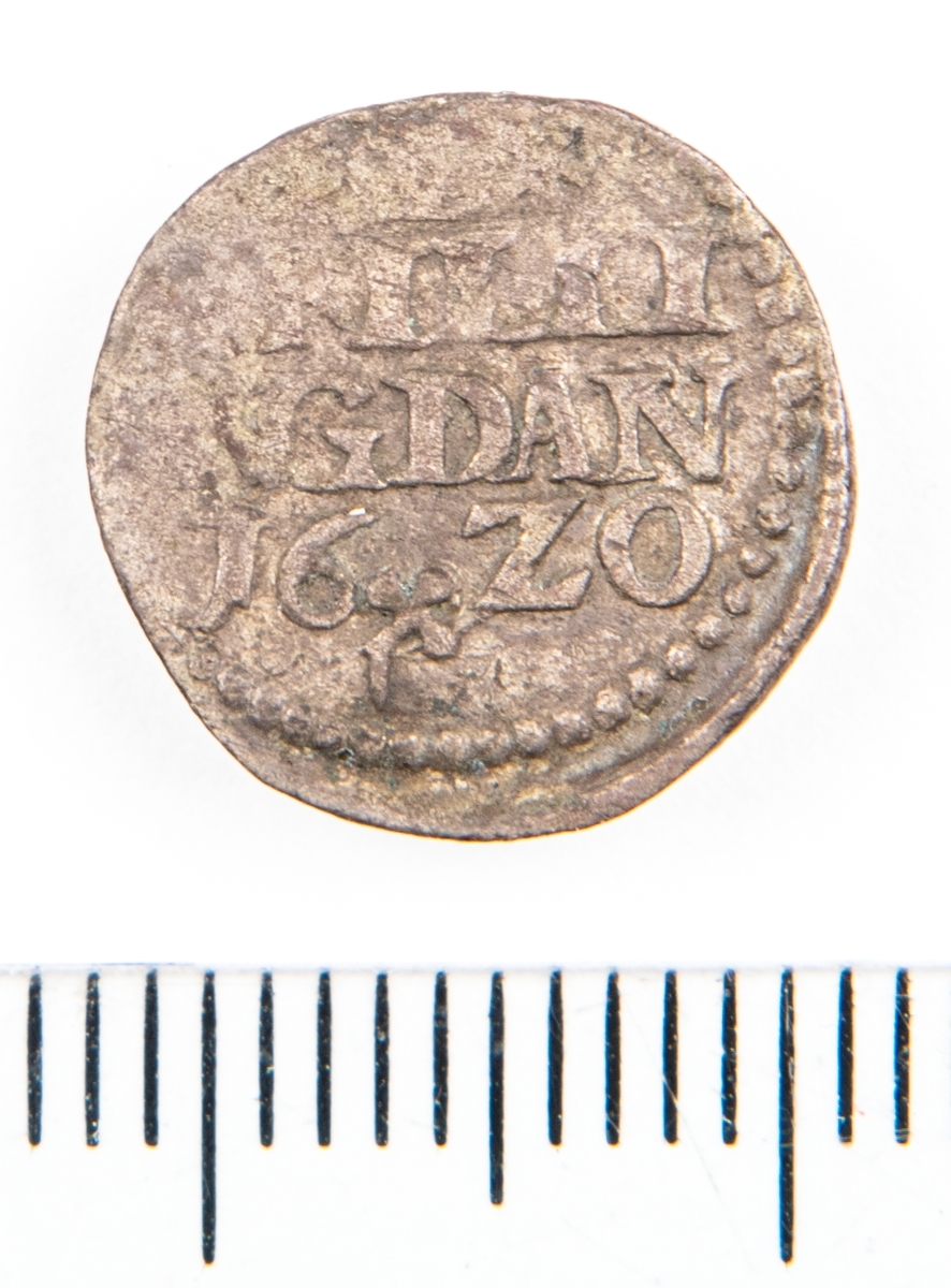 Mynt, Danmark, 1620, 1 Skilling.