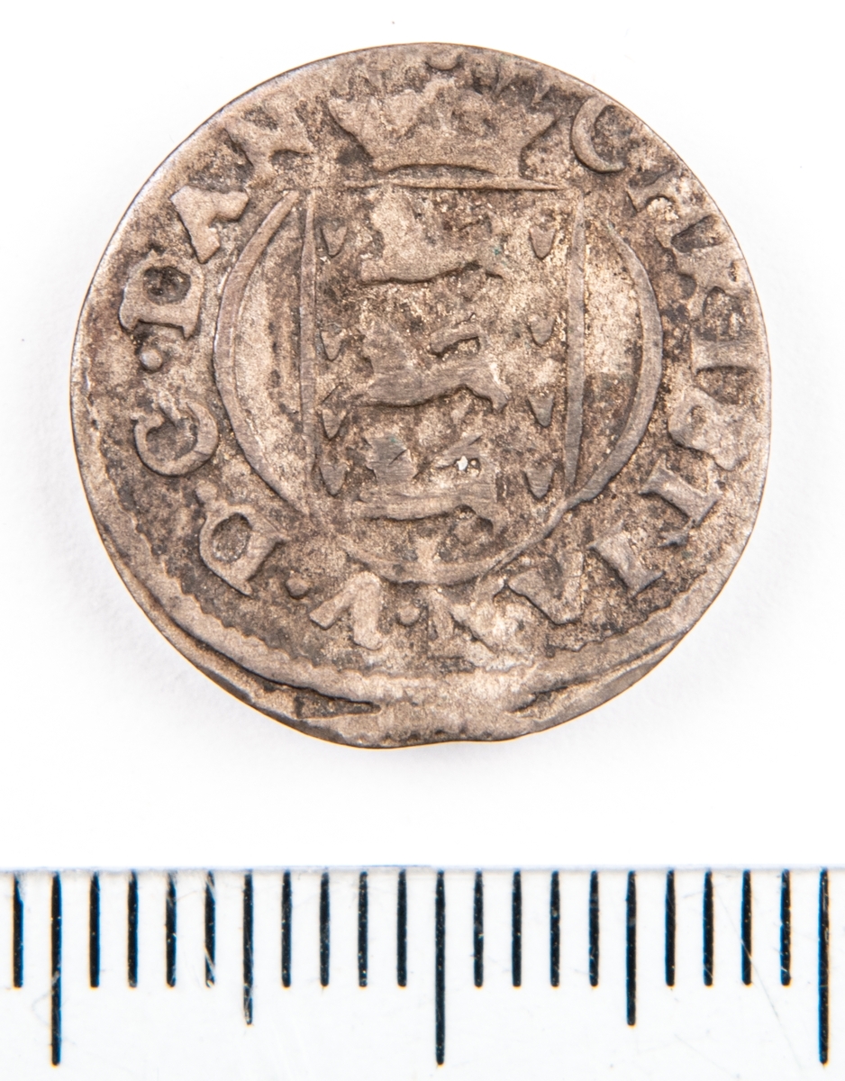 Mynt, Danmark, 1677, 2 Skilling.