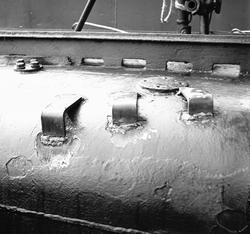 Torpedskott T102 arangemang på torpedtub.