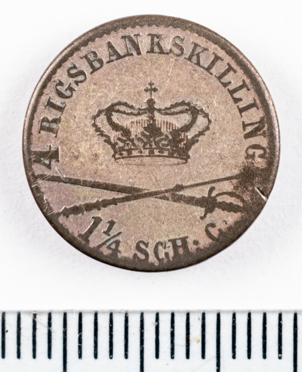Mynt, Danmark, 1842, 4 RB.Sk.