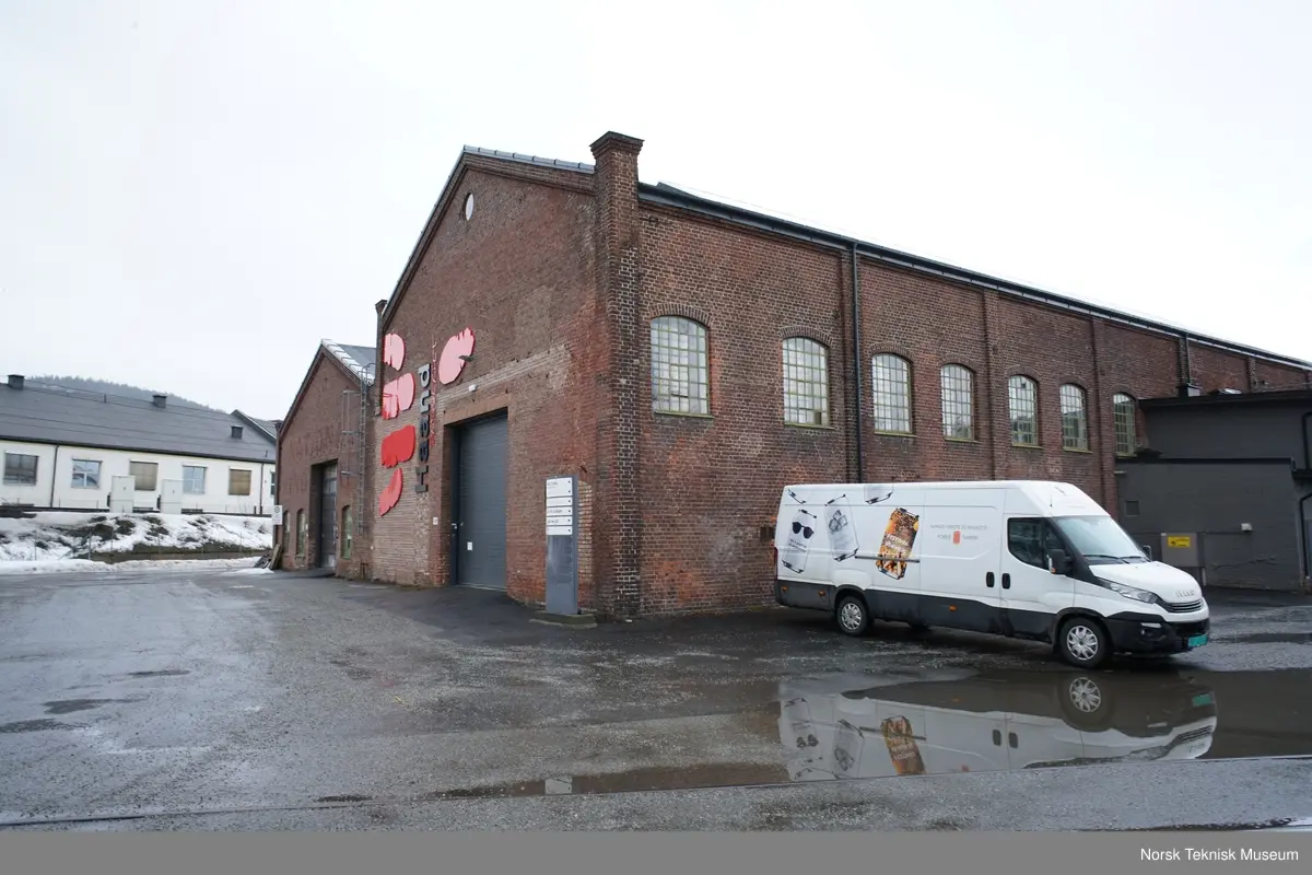 Bilde 121: Hall 41-44, de første industrihallene, med plateverksted, sveiseverksted etc., sist brukt av Haandbryggeriet