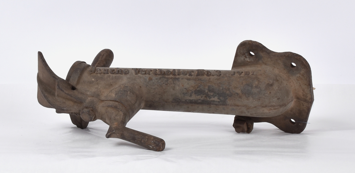 Spreder som ble festet til gjødseltank (gjødseltønne) for å spre urin.