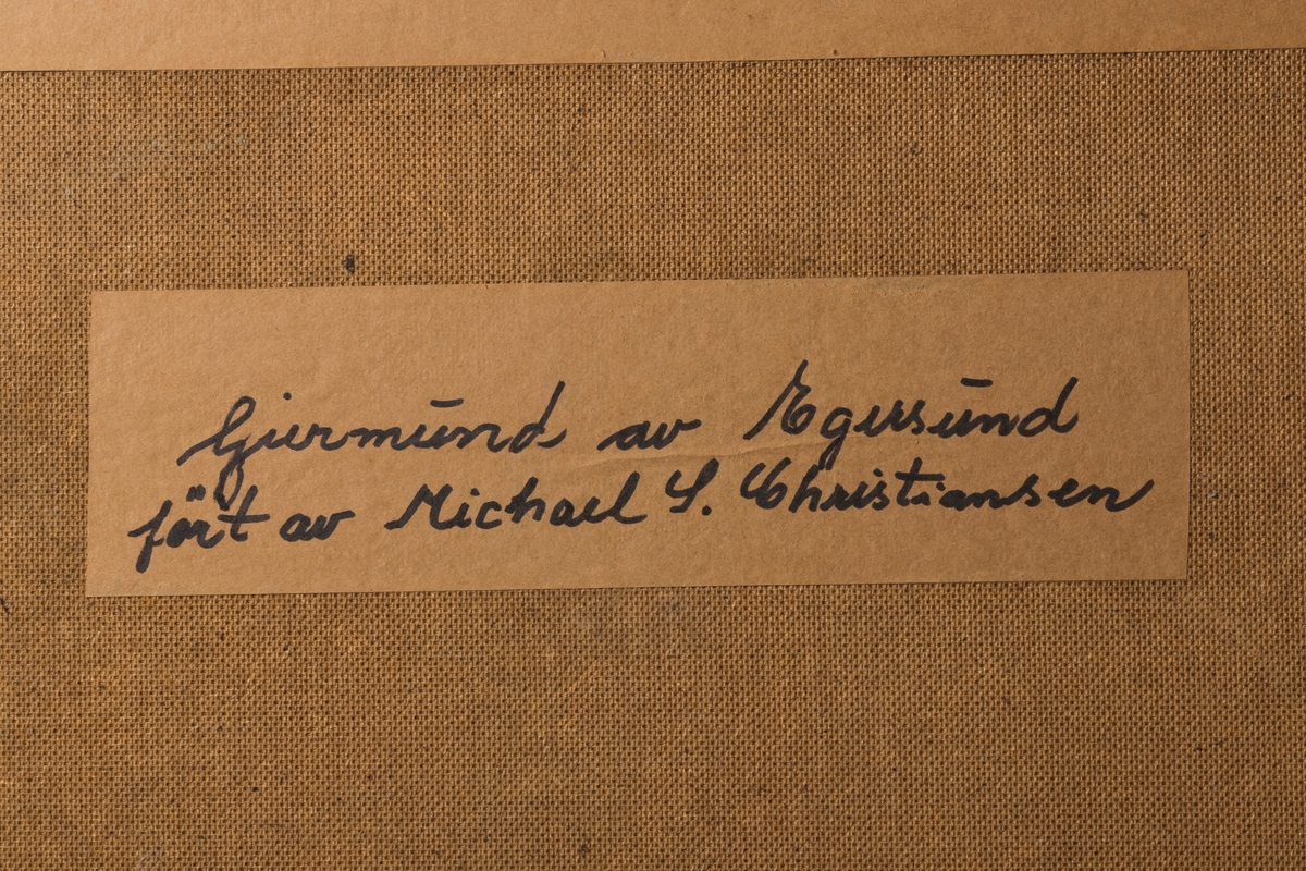 Seilskipet "Giermund av Egersund".