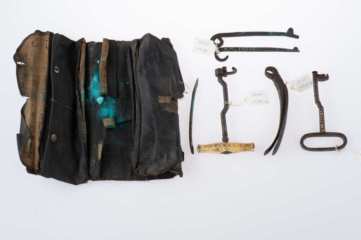 Väska med instrument.