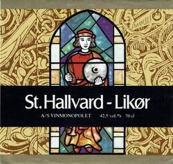 St. Hallvard-Likør. A/S Vinmonopolet. 42.5 vol %.