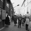 75-årsjubileet. Besökare i Skansens stadskvarter.