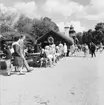 Allmänna publikbilder, Skansen augusti 1968. Marknadsgatan, Gamla Krogen.