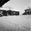 Vinterbild, Skansen. Älvrosgården