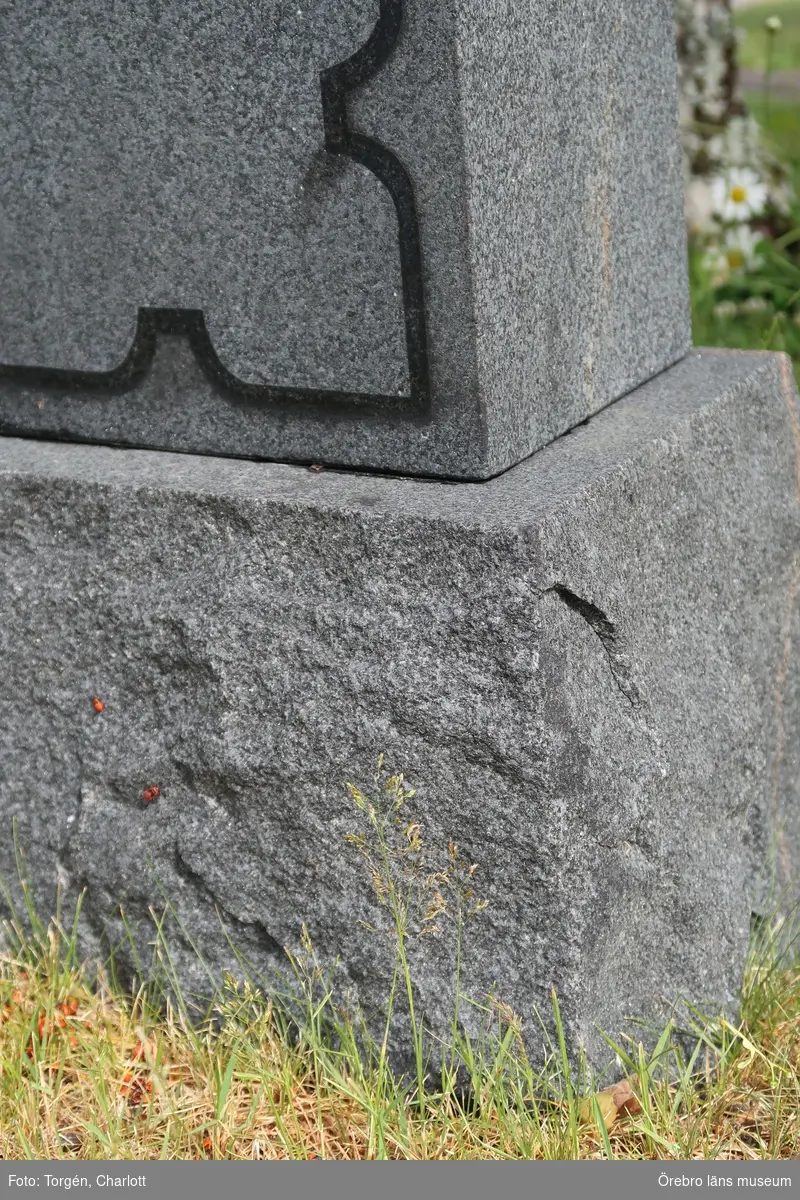Inventering av kulturhistoriskt värdefulla gravvårdar i samband med upprättade av vård- och underhållsplan för Lindesbergs södra kyrkogård, avseende kulturhistoriska värden.