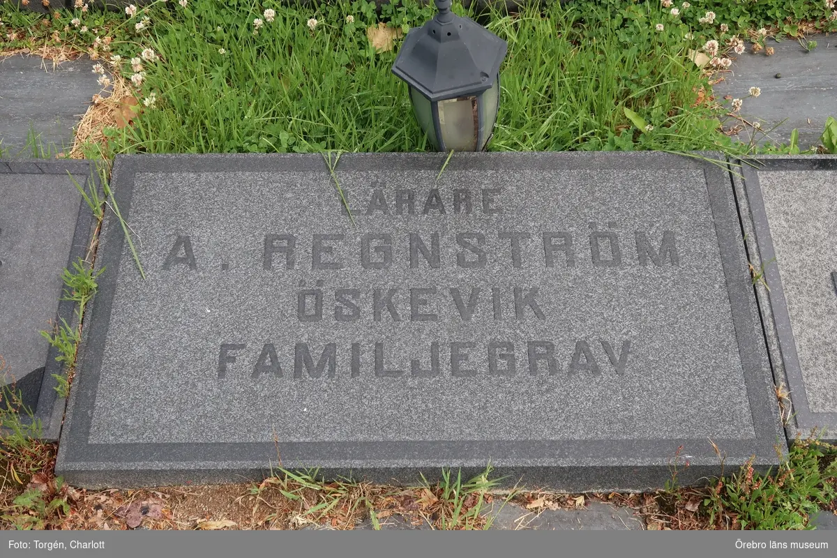 Inventering av kulturhistoriskt värdefulla gravvårdar i samband med upprättade av vård- och underhållsplan för Lindesbergs södra kyrkogård, avseende kulturhistoriska värden.