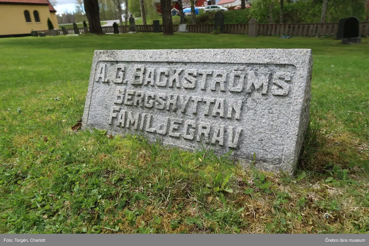 Inventering av kulturhistoriskt värdefulla gravvårdar i samband med upprättade av vård- och underhållsplan för Ramsbergs gamla kyrkogård, avseende kulturhistoriska värden.