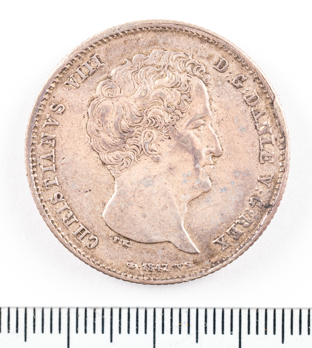 Mynt, Danmark, 1847, 1 Rigsbankdaler.