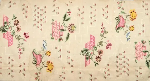 Nærbilde av silkestoff