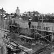 Nya Länsmuseet i Jönköping under uppbyggnad.