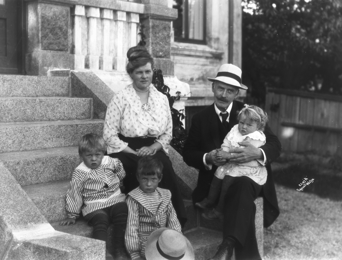 Prot: Knut Hamsun med familie 13/7