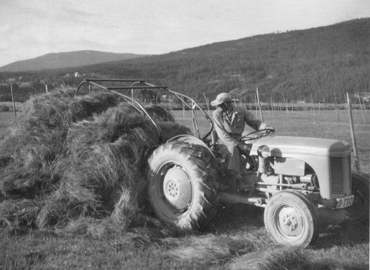 Traktor og høysvans - Håkon M. Bergseth. Ø42. 