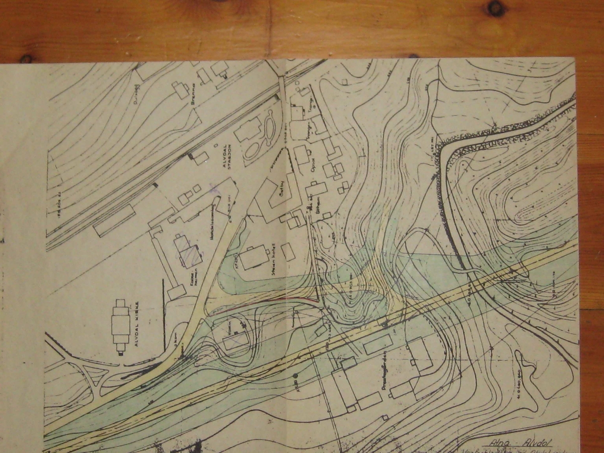 Regionplan Alvdal sentrum. Sverrre Pedersen, planer, se notat i emnearkivet
