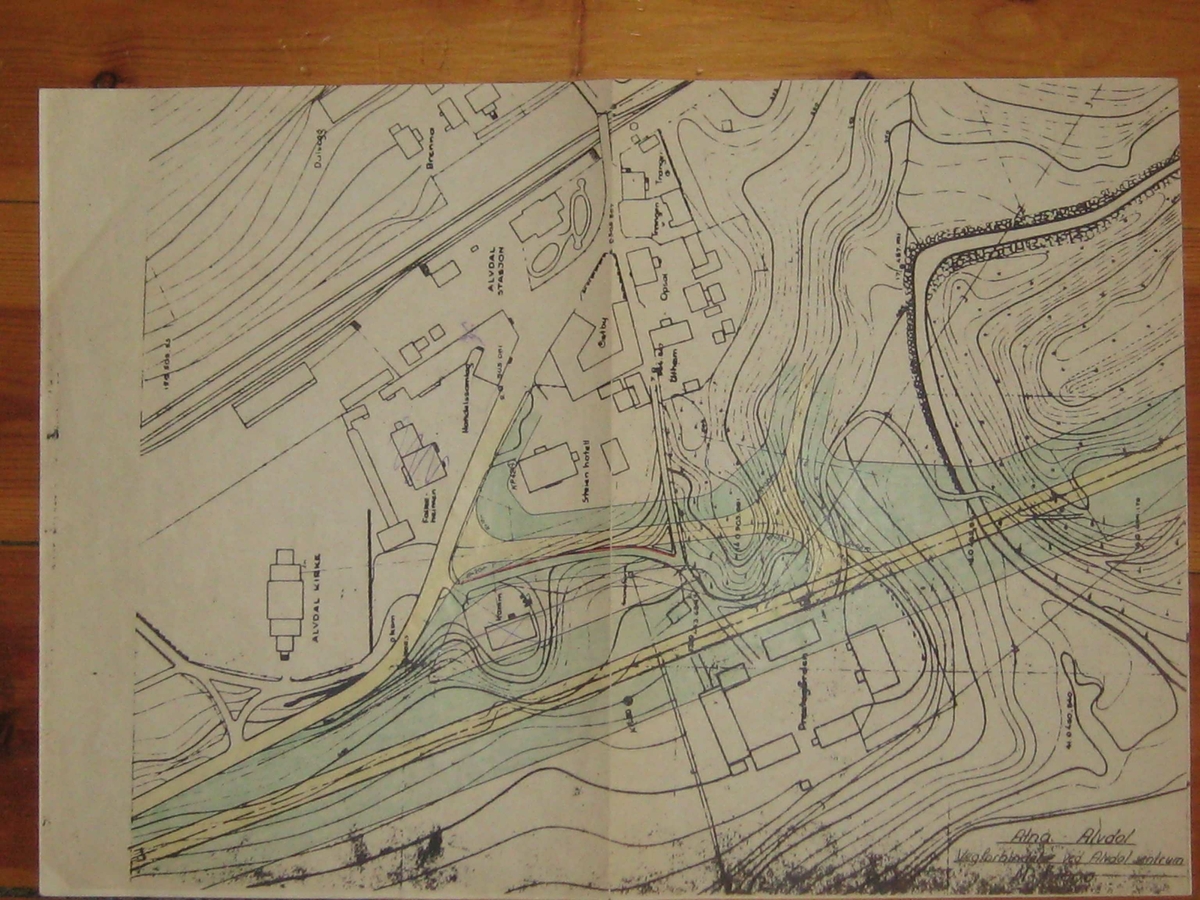 Regionplan Alvdal sentrum. Sverrre Pedersen, planer, se notat i emnearkivet