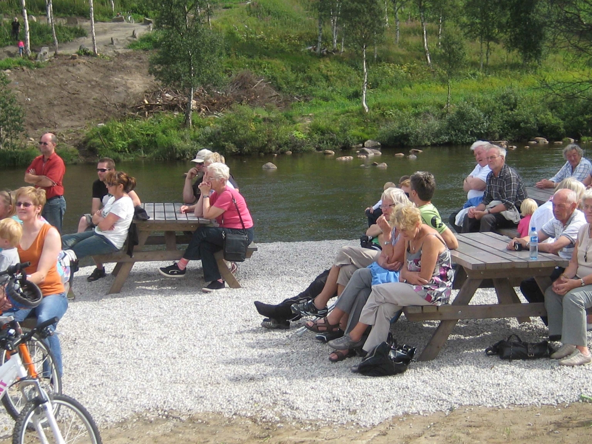 Ny hengebru på Vollan - åpning - personer