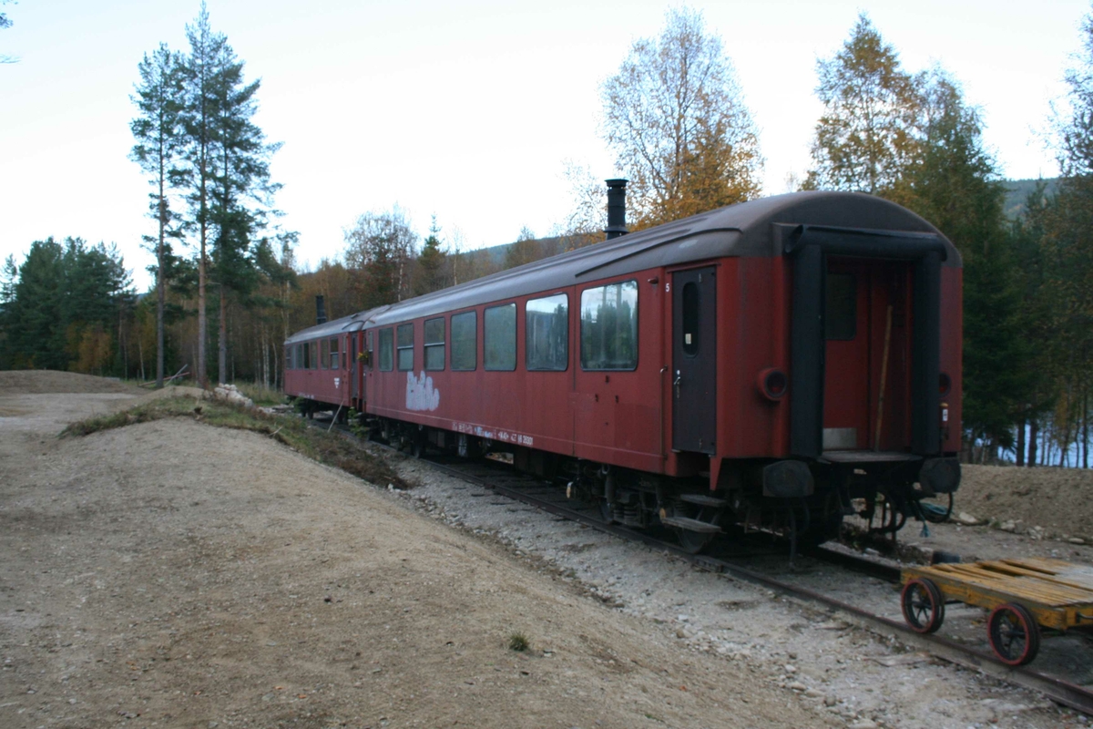 Keramikkverksted, gamle togvogner