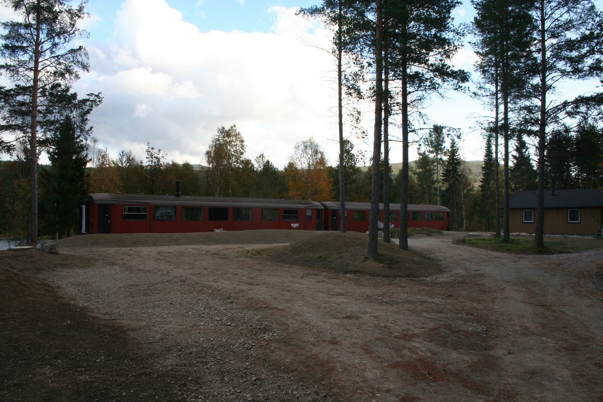 Keramikkverksted, gamle togvogner