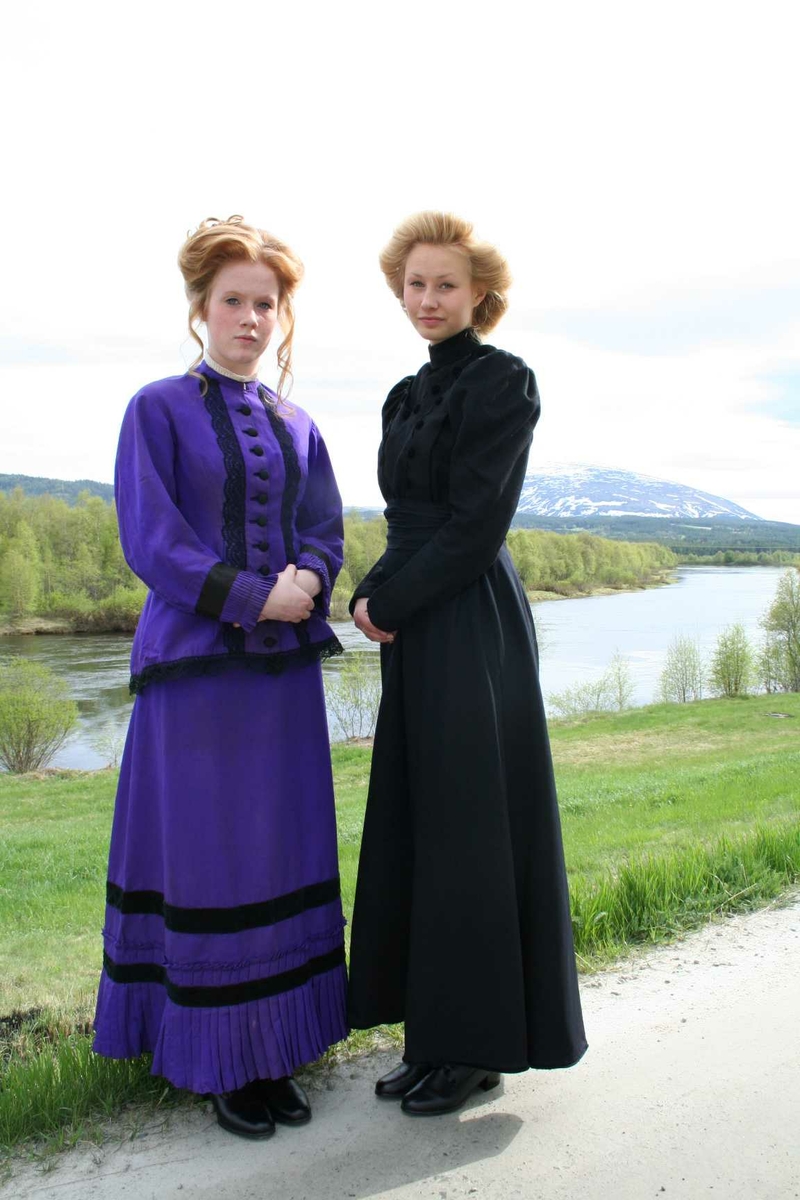 Modeller. Alle jentene gikk i 9. klasse på Tynset ungdomsskole. 