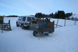 Bjørgan prestegård, flytting av inventar