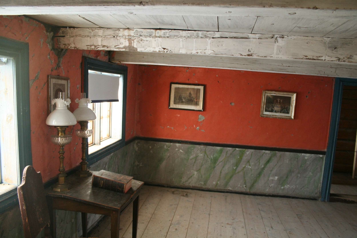 Bjørgan prestegård, stue, interiør, møbler