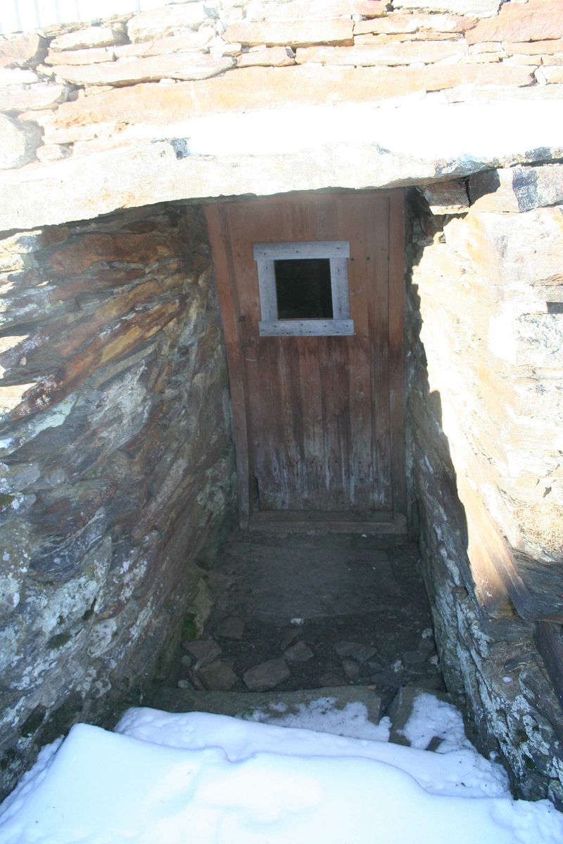 seterstue, kjellernedgang, kjeller, Blostrumosetra