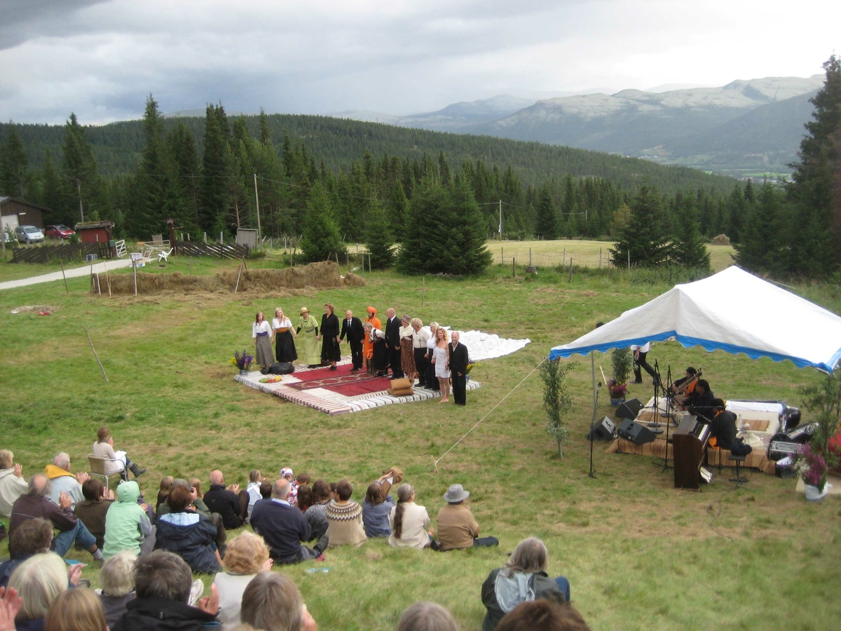 Garborgdagane 2010, spel på Tronsvangen, møte mellom Baral og Garborg