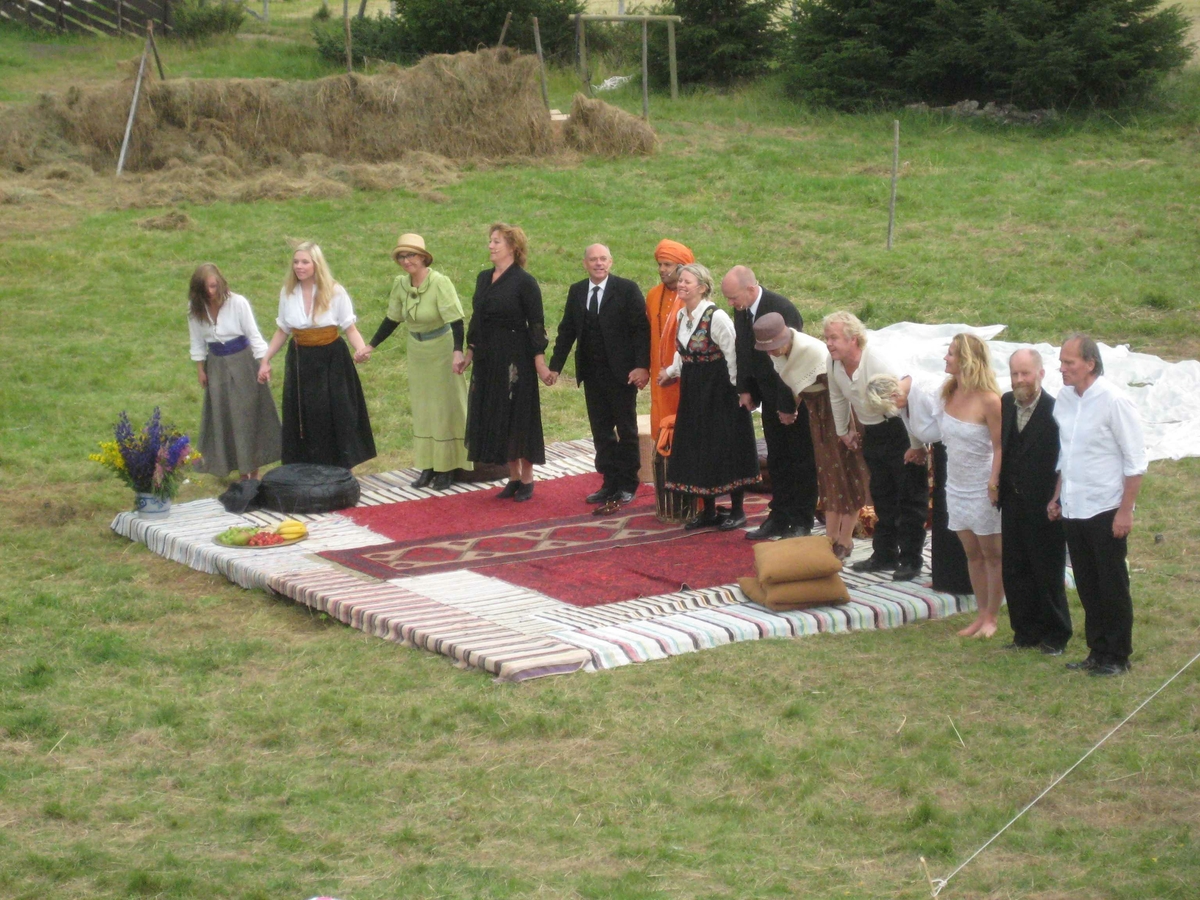 Garborgdagane 2010, spel på Tronsvangen, møte mellom Baral og Garborg