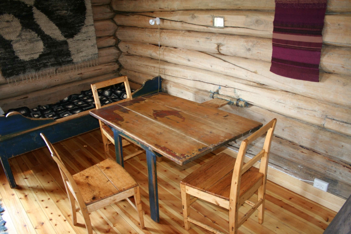 Langsetra,  Alvdal, seterstue innv. 