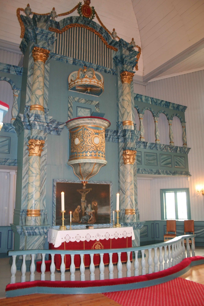innvendig, Tynset kirke
