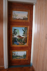 Dør malt av Brostrup Müller, Dalstrøen, Fåset