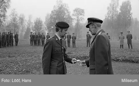 Militärmästerskap Motor. Prisutdelning. Namn se notering.