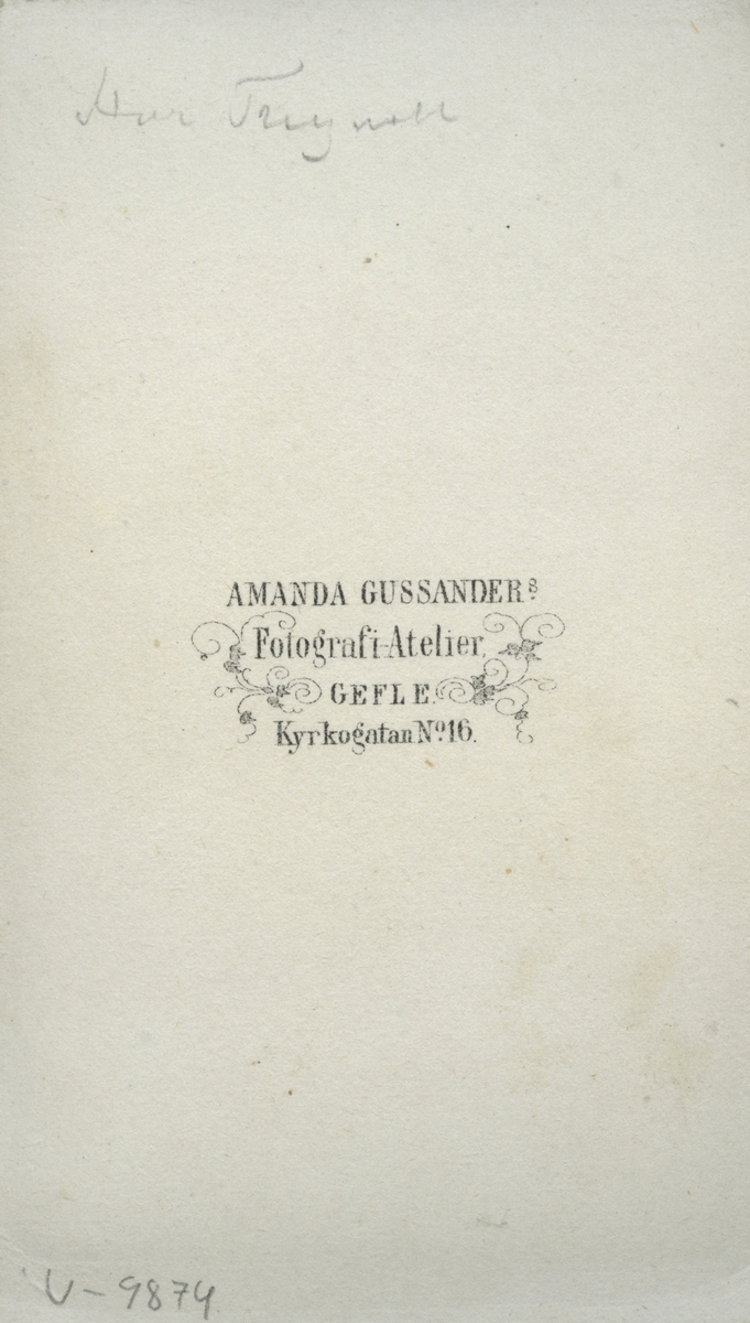 Telegrafdirektör Anders Tynell 1826-1904.