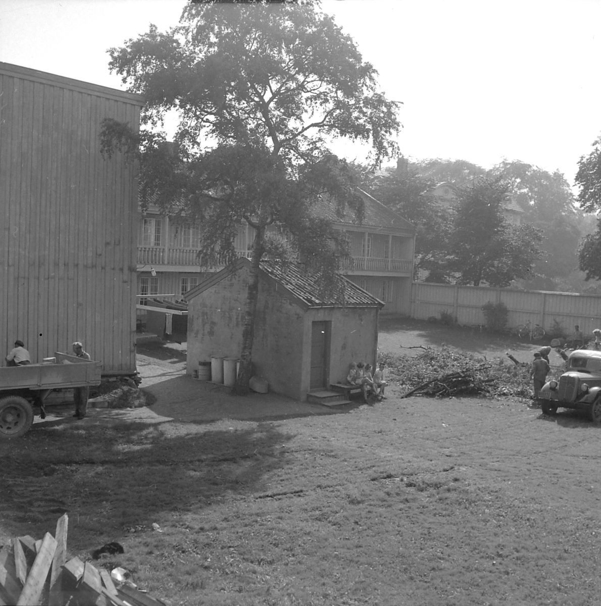 Byggearbeid ved St. Jørgens hus