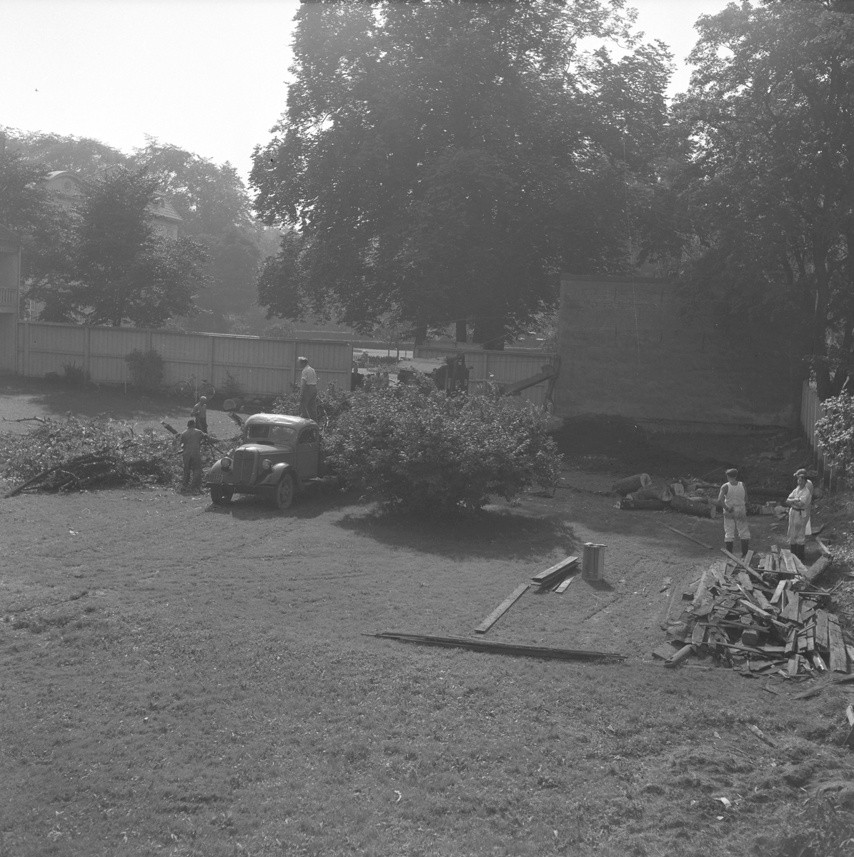 Byggearbeid ved St. Jørgens hus