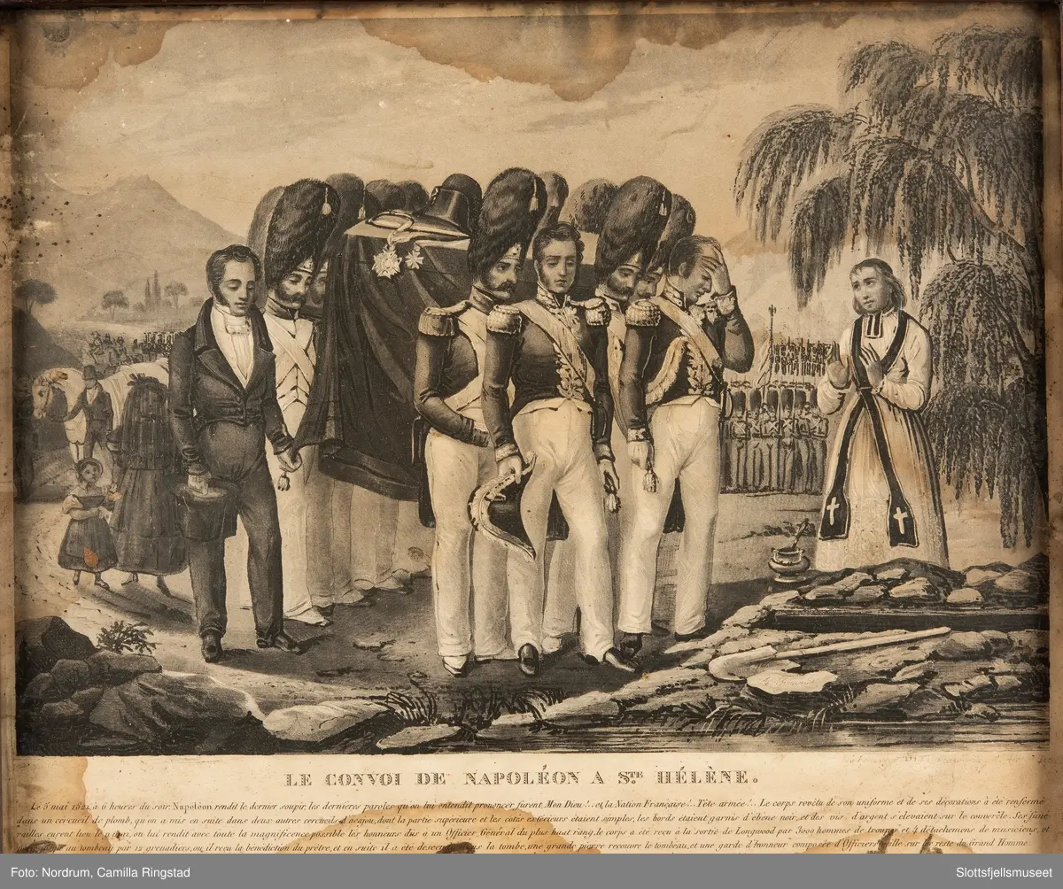 Konvoien til Napoleon mot St. Helena.