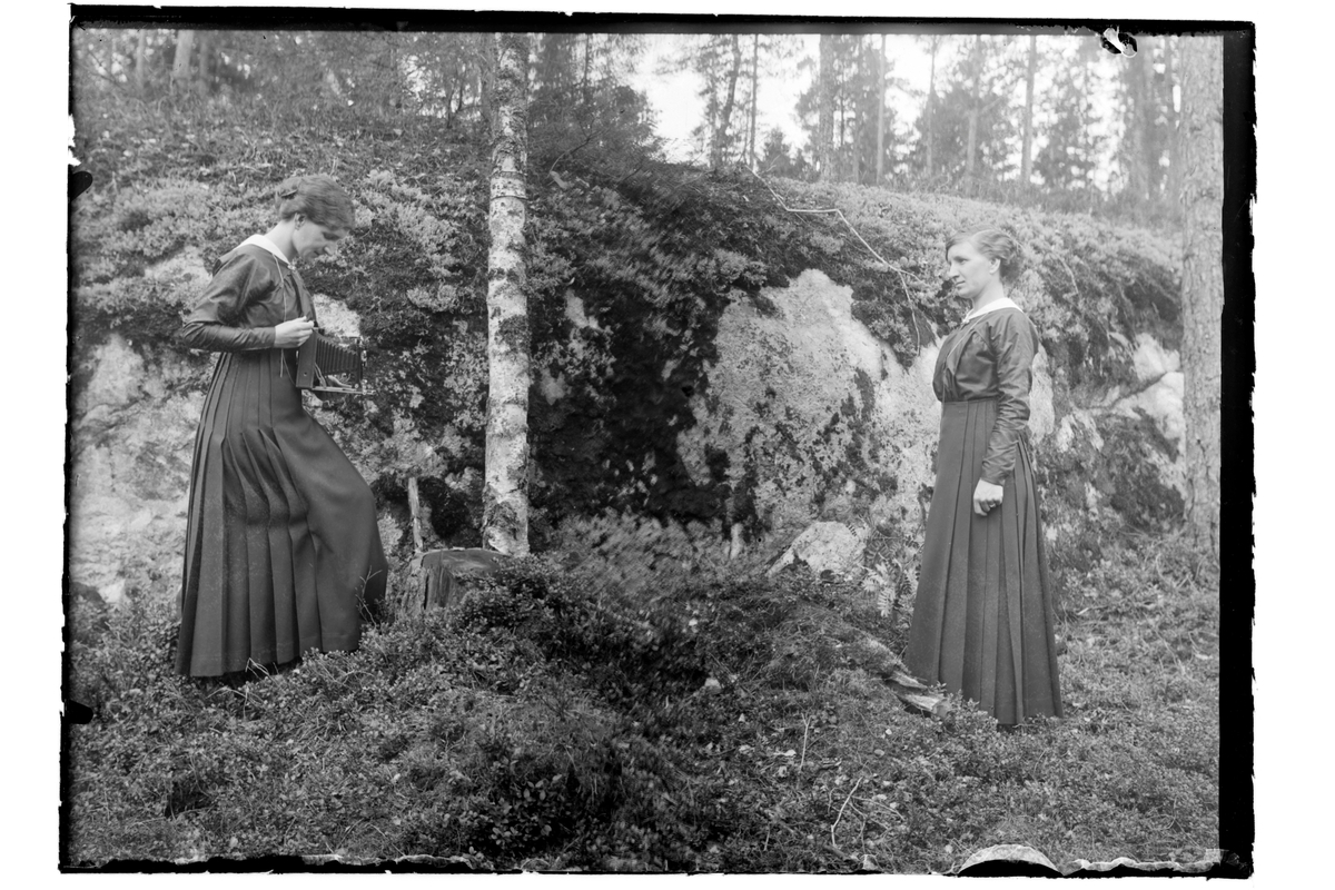 Motiv från Hålahults sanatorium tagna omkring 1910–30.