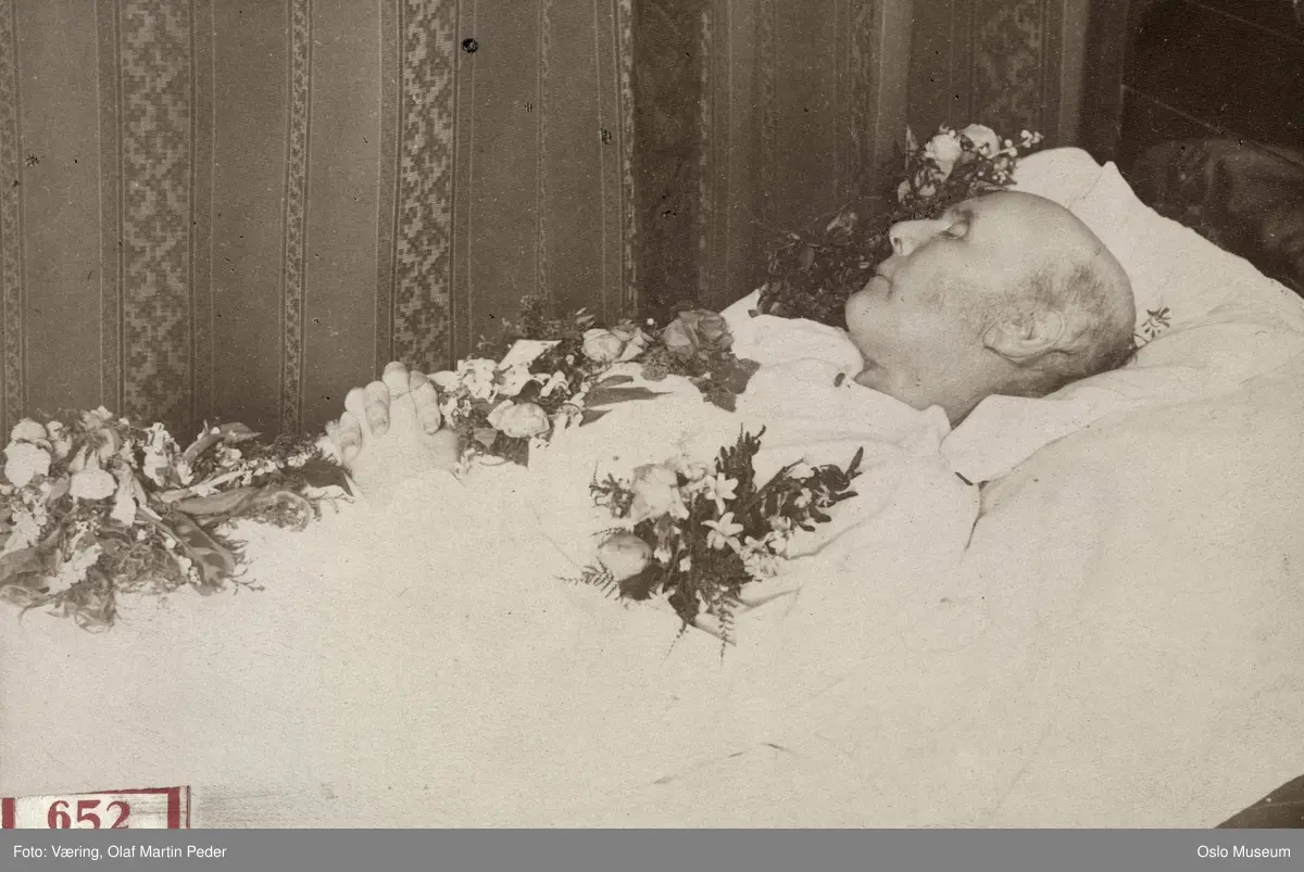 post mortem-portrett, mann, skuespiller,